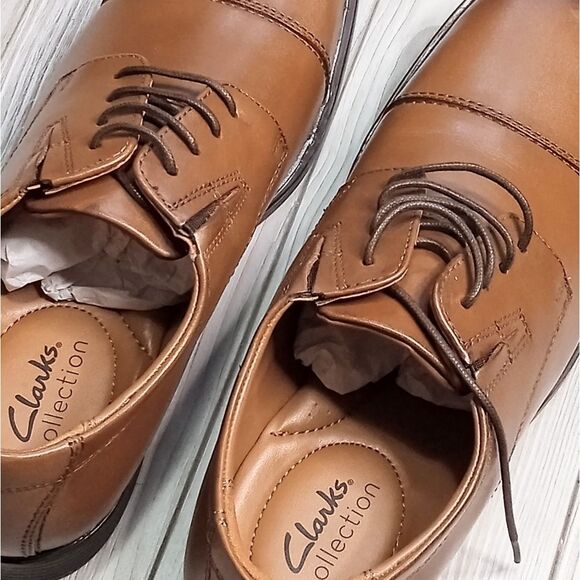 (54-4189) Clarks Men's Tilden Cap Oxford Shoes Sz 7.5 - Picture 6 of 12